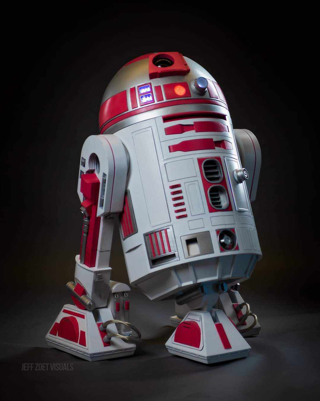 Image of R2-KT with a dark background